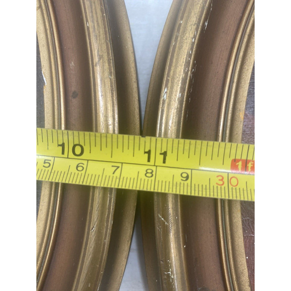 Antique Pair Jenny Lind And Southern Belle Lithograph Prints Oval Frames 13x11" - Picture 7 of 16